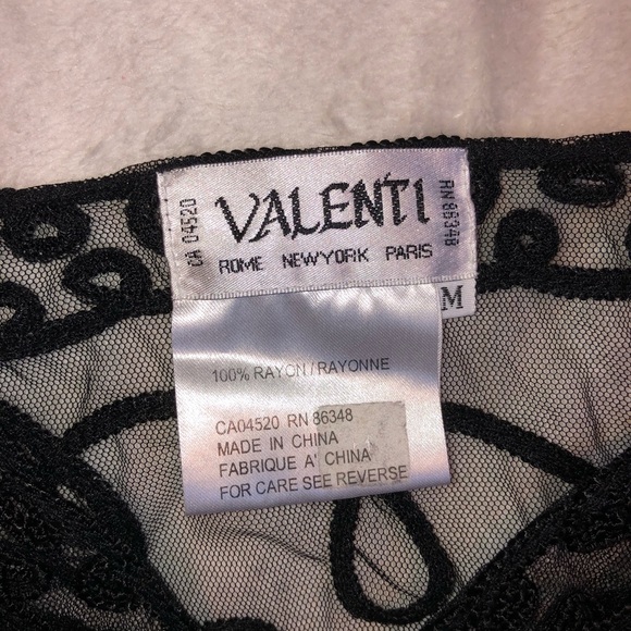 Valenti Sheer Lace Black Cardigan - Picture 2 of 4